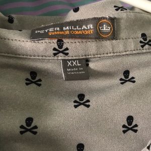 Peter Miller Skull and Bones Golf Shirt